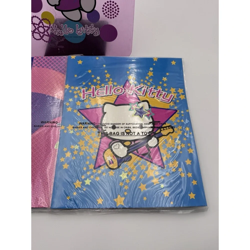 VTG 2001 Sanrio Hello Kitty Pink Clipboard‎ Clear Plastic 9